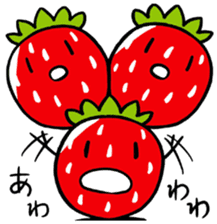 Is warmed my heart to strawberries. sticker #9966133