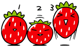 Is warmed my heart to strawberries. sticker #9966136