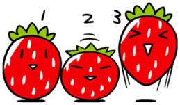 Is warmed my heart to strawberries. sticker #9966136