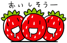 Is warmed my heart to strawberries. sticker #9966139