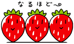 Is warmed my heart to strawberries. sticker #9966141