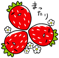 Is warmed my heart to strawberries. sticker #9966148