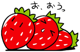 Is warmed my heart to strawberries. sticker #9966153