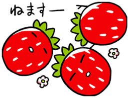 Is warmed my heart to strawberries. sticker #9966158