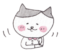 Cat of pink cheeks sticker #9966561