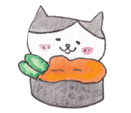 Cat of pink cheeks sticker #9966570