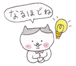 Cat of pink cheeks sticker #9966575