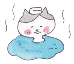 Cat of pink cheeks sticker #9966585