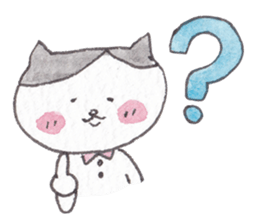 Cat of pink cheeks sticker #9966587