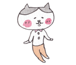 Cat of pink cheeks sticker #9966588