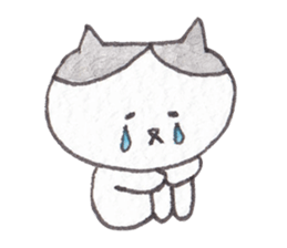 Cat of pink cheeks sticker #9966593