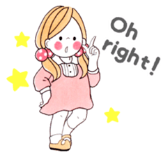 MEG&POLLY-FRIEND-ENGLISH sticker #9966706