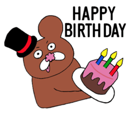 High tension bear sticker #9966996