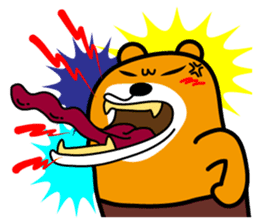 Liu-Lang Bear-Anger Time sticker #9967321