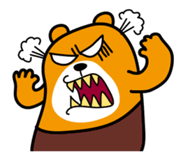 Liu-Lang Bear-Anger Time sticker #9967322