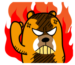 Liu-Lang Bear-Anger Time sticker #9967326