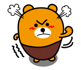 Liu-Lang Bear-Anger Time sticker #9967328