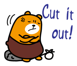 Liu-Lang Bear-Anger Time sticker #9967332