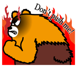 Liu-Lang Bear-Anger Time sticker #9967337