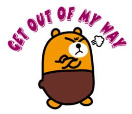 Liu-Lang Bear-Anger Time sticker #9967339