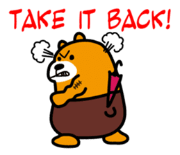 Liu-Lang Bear-Anger Time sticker #9967341