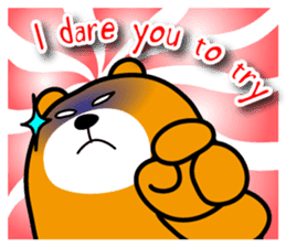 Liu-Lang Bear-Anger Time sticker #9967343