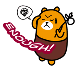 Liu-Lang Bear-Anger Time sticker #9967348