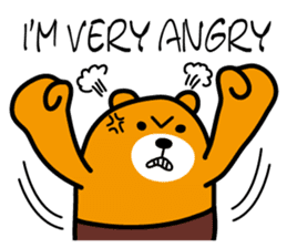 Liu-Lang Bear-Anger Time sticker #9967352