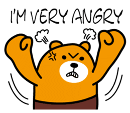 Liu-Lang Bear-Anger Time sticker #9967352