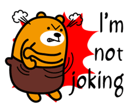 Liu-Lang Bear-Anger Time sticker #9967354