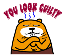 Liu-Lang Bear-Anger Time sticker #9967356
