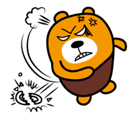 Liu-Lang Bear-Anger Time sticker #9967357