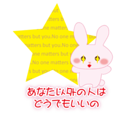 Love letter rabbit sticker #9967372