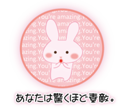 Love letter rabbit sticker #9967379