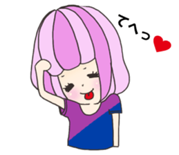 Girl is in love sticker #9968333