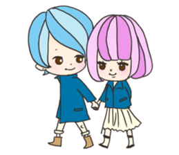 Girl is in love sticker #9968357