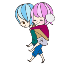 Girl is in love sticker #9968358