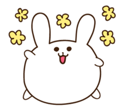 rabbit of marshmallow sticker #9969000