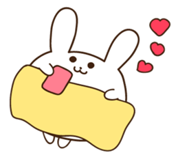 rabbit of marshmallow sticker #9969006