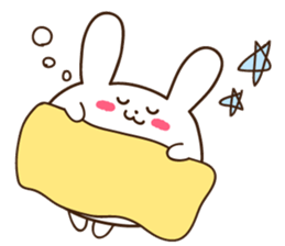 rabbit of marshmallow sticker #9969007