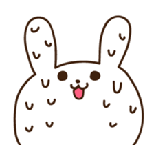rabbit of marshmallow sticker #9969009