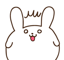 rabbit of marshmallow sticker #9969013