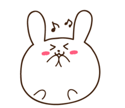 rabbit of marshmallow sticker #9969017