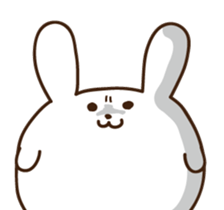 rabbit of marshmallow sticker #9969019