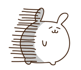 rabbit of marshmallow sticker #9969025