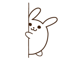 rabbit of marshmallow sticker #9969028
