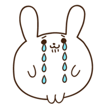 rabbit of marshmallow sticker #9969033