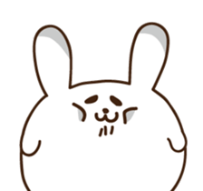 rabbit of marshmallow sticker #9969035