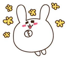 rabbit of marshmallow sticker #9969037