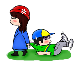 Lovey Dovey Boyfriend Girlfriend sticker #9969683